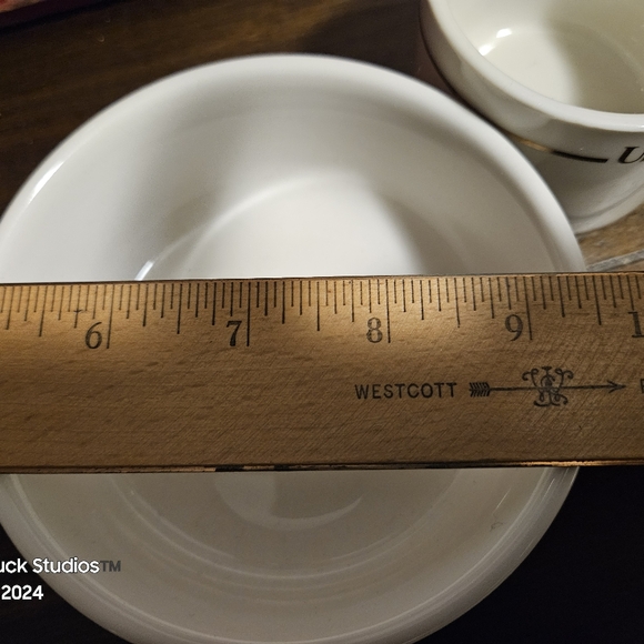 USAir Small Bowl Coffee Cup Set Mayer & Abco Vintage Airline Dishes - Picture 9 of 10